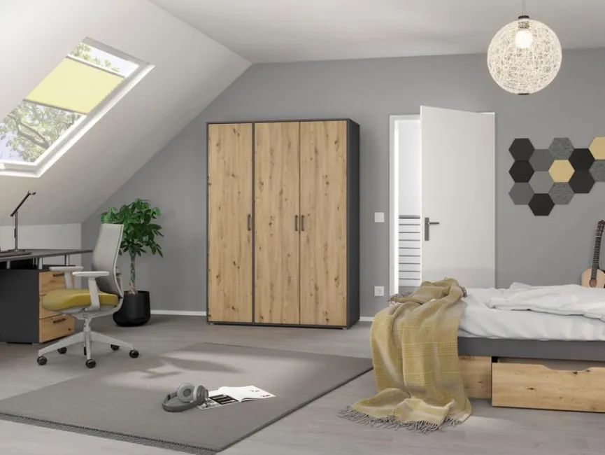 rauch BLUE Kleiderschrank Voyager 140 x 194 cm