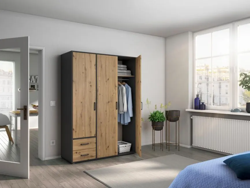 rauch BLUE Kleiderschränke|Kleiderschrank Voyager 140 x 194 cm