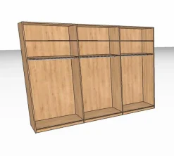 Best Kleiderschrank WSM 1600 302 x 223 cm Kleiderschränke