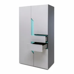 Kinder Rudolf Kinderzimmer Schränke|Kinderzimmer Schränke|Kleiderschrank ZE+ 110 x 202 cm