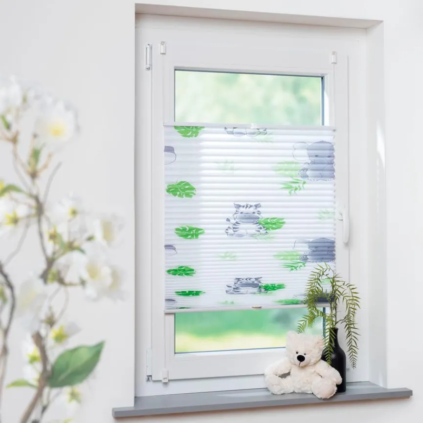 Liedeco Vorhänge & Gardinen|Klemmfix-Plissee Hanni und Luc 80 x 130 cm