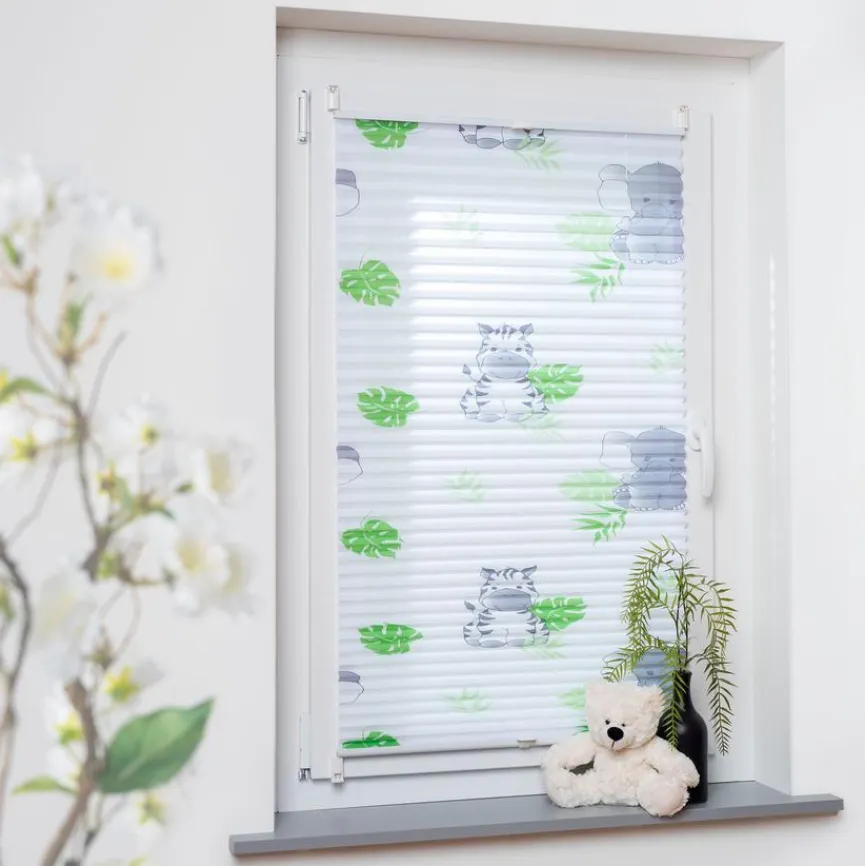 Liedeco Vorhänge & Gardinen|Klemmfix-Plissee Hanni und Luc 80 x 130 cm