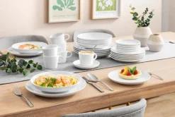 Clearance Kombiservice Cucina Bianca 30tlg. Geschirr