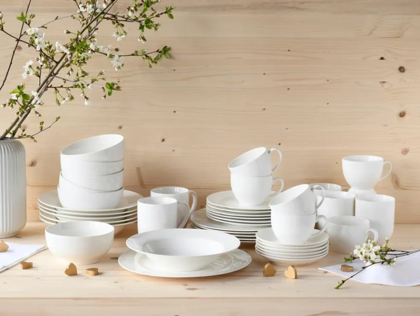 CreaTable Geschirr|Kombiservice Fleur Royal 42tlg.