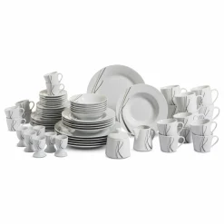 Clearance Kombiservice Kira 62tlg. Geschirr