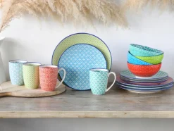 Clearance Kombiservice Mediterran 16tlg. Geschirr