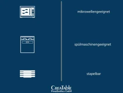 CreaTable Kombiservice Nature Collection 16tlg.