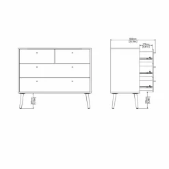 Clearance Kommode Bodo Kinder Kinderkommoden & -Nachttische|Kinderkommoden & -Nachttische