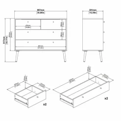 Clearance Kommode Bodo Kinder Kinderkommoden & -Nachttische|Kinderkommoden & -Nachttische