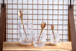 Leonardo Bar- & Weinzubehör|Korkuntersetzer Gocce 4tlg.