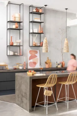 DAHEIM Lampenschirm Seegras natur