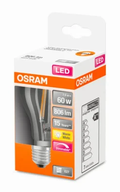 Osram E27|LED Birne E27/7 Watt/Energie E