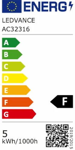 Osram LED Birne E14/4,8 Watt/Energie F