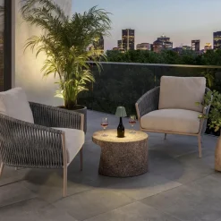 Best LED-Akku-Flaschenaufsatz Flower Außentischleuchten|Außentischleuchten