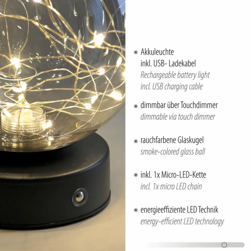 Sale LED-Akkutischleuchte Fadas Tischlampen