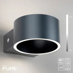 Wandleuchten|LED-Akkuwandleuchte Pure Clipse
