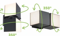 Eco-Light Außenwandleuchten|Außenwandleuchten|LED-Außenwandleuchte CUBA