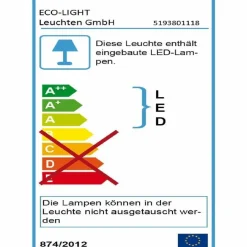 Eco-Light Außenwandleuchten|Außenwandleuchten|LED-Außenwandleuchte CUBA