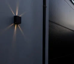 Lutec Außenwandleuchten|Außenwandleuchten|LED-Außenwandleuchte Gemini