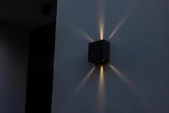 Lutec Außenwandleuchten|Außenwandleuchten|LED-Außenwandleuchte Gemini