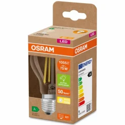 Osram E27|LED-Birne E27/5 Watt/Energie A