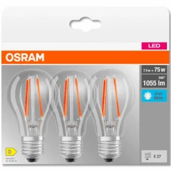 Osram LED-Birne E27/7,5 Watt/Energie D