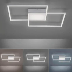 JUST LIGHT. LED-Deckenleuchte Asmin