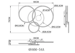 Sale LED-Deckenleuchte Invertina Deckenleuchten
