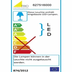 Trio Deckenleuchten|LED-Deckenleuchte LUNAR