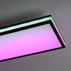 JUST LIGHT. LED-Deckenleuchte Mario Black