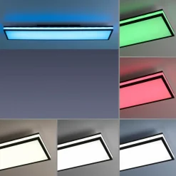 JUST LIGHT. LED-Deckenleuchte Mario Black