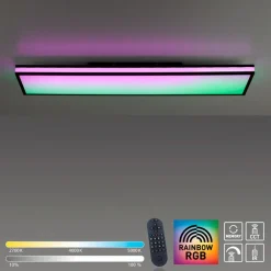 JUST LIGHT. LED-Deckenleuchte Mario Black