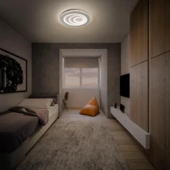 LED-Deckenleuchte Orbis Spiral Oval Deckenleuchten