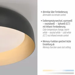 JUST LIGHT. Deckenleuchten|LED-Deckenleuchte Osko