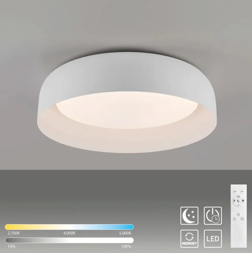 JUST LIGHT. LED-Deckenleuchte Osko