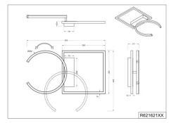 Reality Leuchten Deckenleuchten|LED-Deckenleuchte Pivot