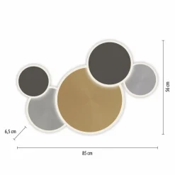 Q SMART HOME LIGHTS LED-Deckenleuchte Q-Piatto