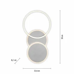 JUST LIGHT. LED-Deckenleuchte Sevent