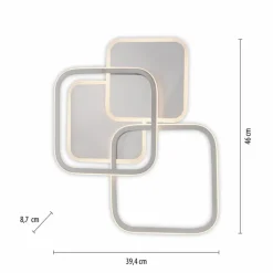 JUST LIGHT. LED-Deckenleuchte Sevent