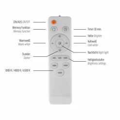 SCHÖNER WOHNEN-Kollektion LED-Deckenleuchte Tavoli