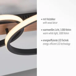 JUST LIGHT. LED-Deckenleuchte Trooper