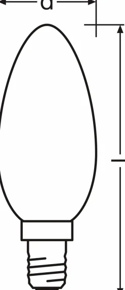 Osram E14|LED-Kerze E14/2,5 Watt/Energie B