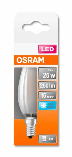Osram E14|LED-Kerze E14/2,5 Watt/Energie F