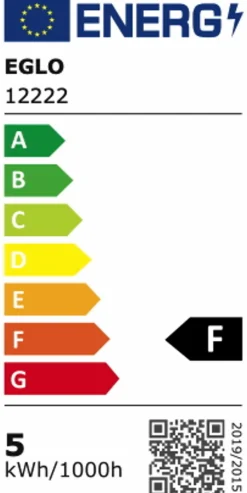 EGLO LED-Kolbenform E27/4,9Watt/Energie F
