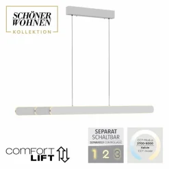 SCHÖNER WOHNEN-Kollektion LED-Pendelleuchte Adriana Round