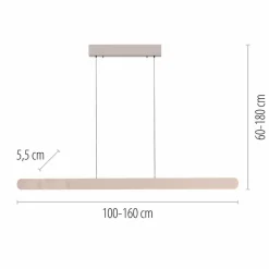 SCHÖNER WOHNEN-Kollektion Pendelleuchten|LED-Pendelleuchte Adriana Round