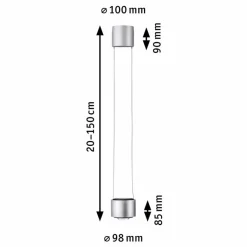Paulmann LED-Pendelleuchte Aldan