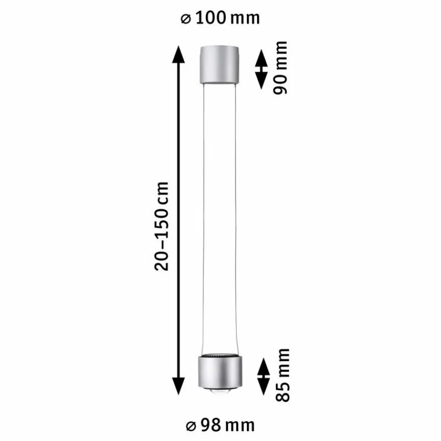 Paulmann LED-Pendelleuchte Aldan