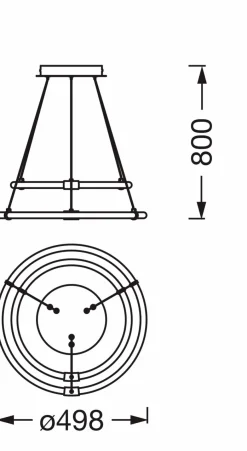 LEDVANCE LED-Pendelleuchte Aura 2XPendant