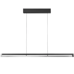 lumiCouture LED-Pendelleuchte Metall, /chrom